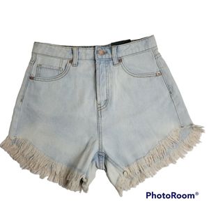 Wild Fable Raw Hem Button Fly Shorts